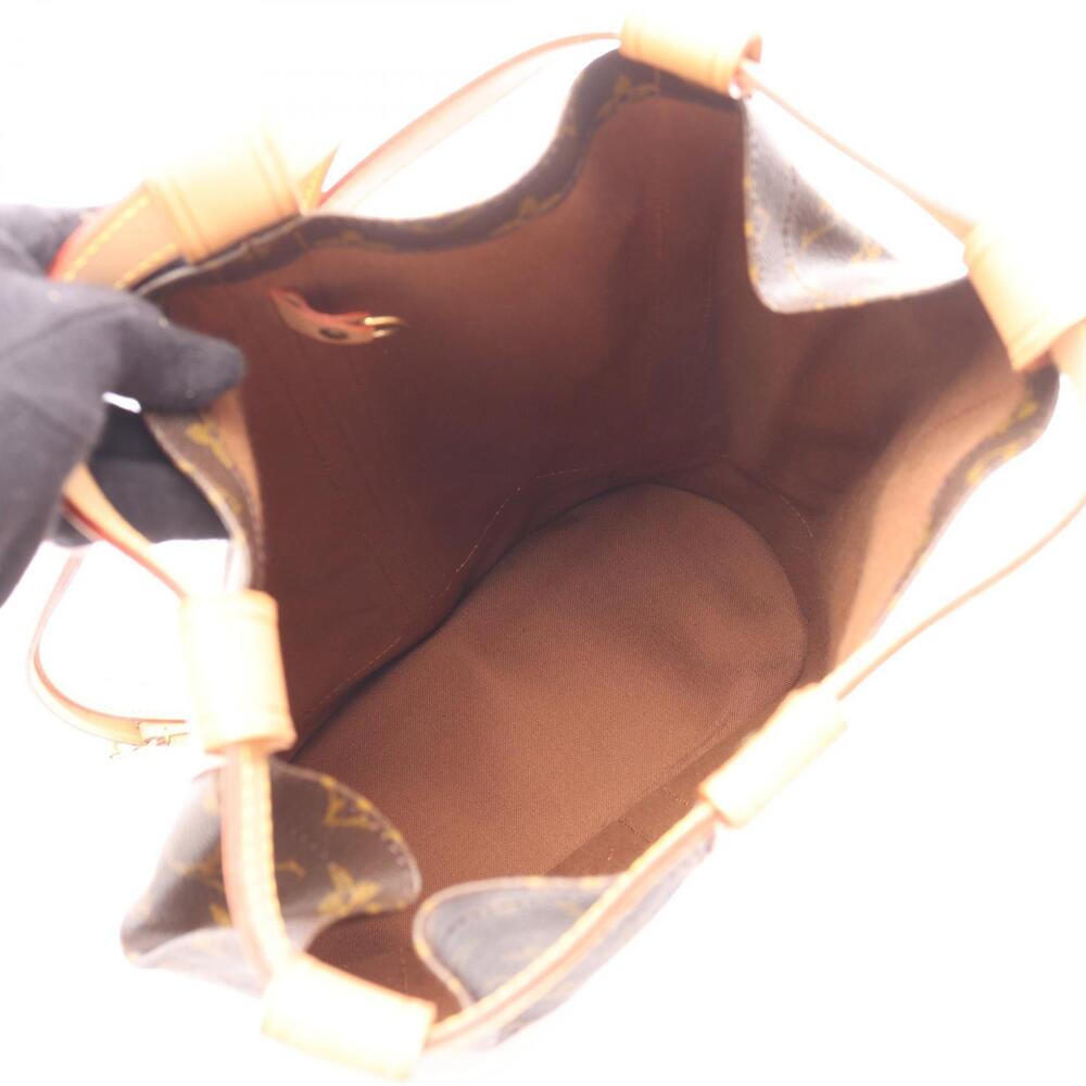 Louis Vuitton Brown Monogram Randonee Bag Shoulder Leather Canvas